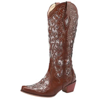 Botas Cowboy Mujer Marrón