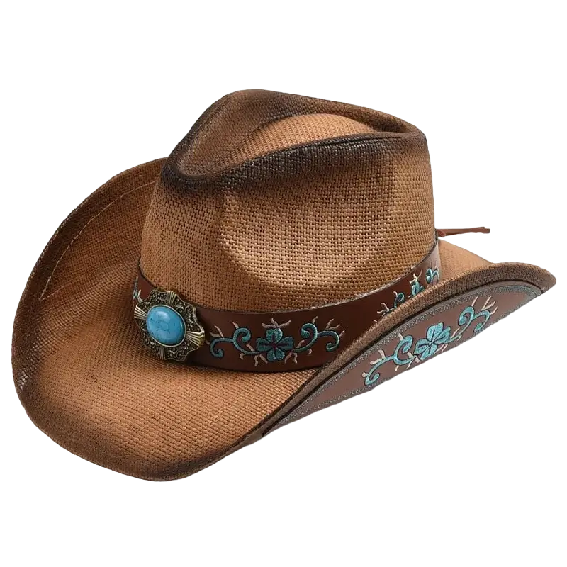 Sombrero Tejano para Mujer Estilo Cowboy