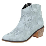 Botas Cowboy Mujer Azul