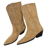 Botas Cowboy para Mujer Beige