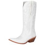 Botas Cowboy Mujer Blancas