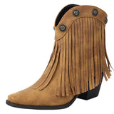 Botas Cowboy Mujer Camel