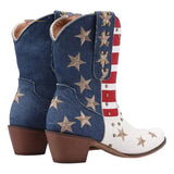 Botas Cowboy Mujer Cortas con Estrellas