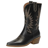 Botas Cowboy Mujer Negras