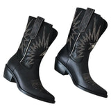 Botas Cowboy para Mujer de Piel Genuino