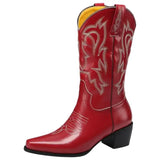 Botas Cowboy Mujer Rojas