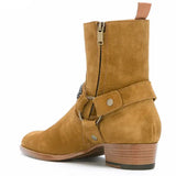 Botines Chelsea Western Hombre de Gamuza