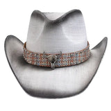 Sombrero Country Blanco para Mujer