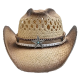 Sombrero Cowboy de Paja con Estrella