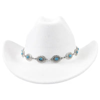 Sombrero Cowboy Blanco para Cowgirl