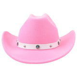 Sombrero Cowboy Rosa para Mujer