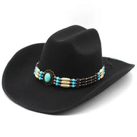 Sombrero Cowboy Negro para Mujer