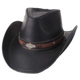 Sombrero Cowboy de Piel Negro