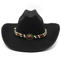 Sombrero Ranchero Negro de Fieltro