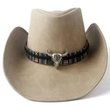 Sombrero Vaquero Western de Piel