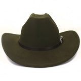 Sombrero Vaquero de Fieltro Verde